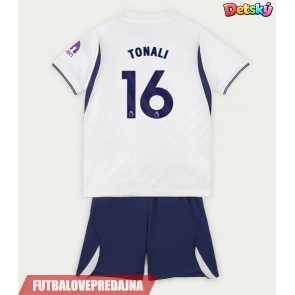 Lacne Dětský Futbalové dres Tottenham Hotspur Sandro Tonali #16 2026-27 Krátky Rukáv - Domáci (+ trenírky)
